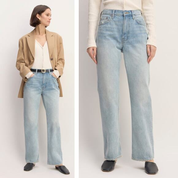 Everlane Denim - NWT EVERLANE The Cheeky Straight Jean Size 26 Weathered Beach